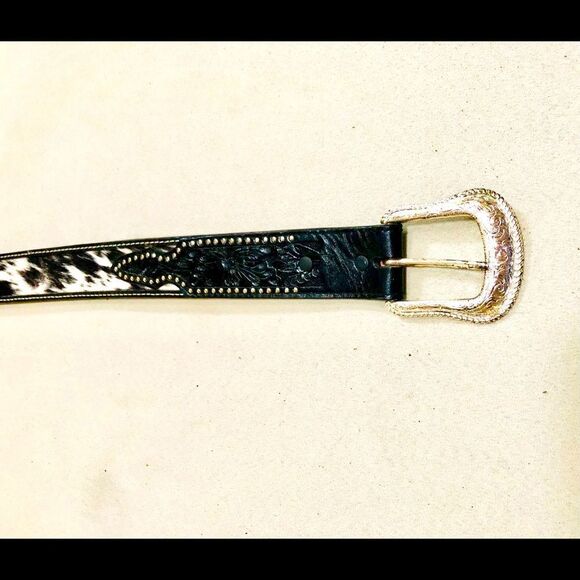 Beautiful vintage hand crafted leather belt by Ranger - Picture 1 of 7